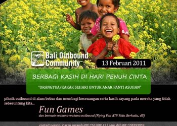 Kegiatan Berbagi Kasih di Hari Penuh Cinta ~ Orangtua/Kakak Sehari untuk Anak Panti Asuhan