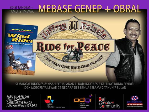 Kang JJ, Melanglang Dunia dengan Motornya