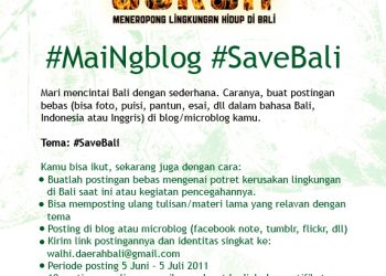 Lomba #MaiNgblog #SaveBali