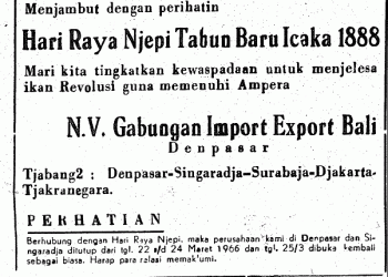 Nyepi di Bali Tempo Doeloe