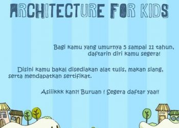 Architecture For Kids : Workshop Arsitektur Anak-anak