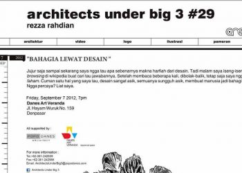 Rezza Membagi Bahagia Lewat Desain