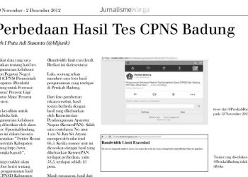 Sinergi untuk Jurnalisme Warga di Bali