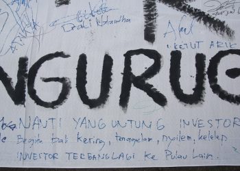 Aksi Warga Menolak Reklamasi Teluk Benoa