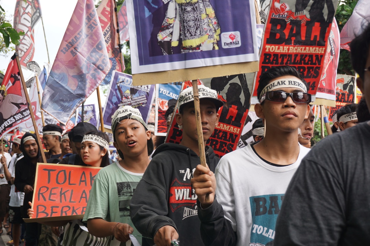 Warga Bali Kembali Aksi Menolak Reklamasi