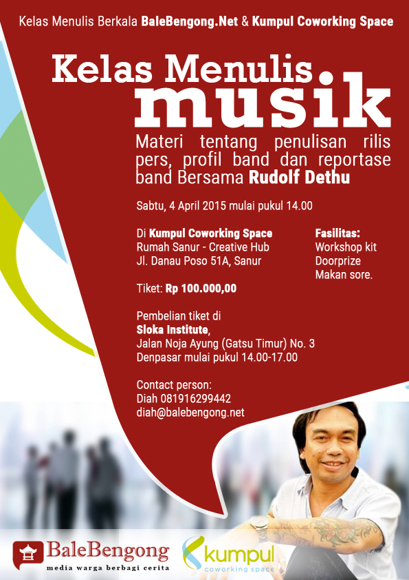 Kelas Menulis Musik bersama Rudolf Dethu
