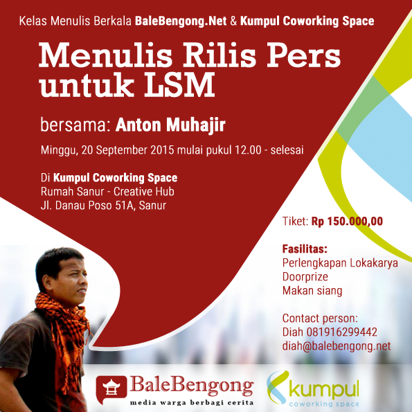 Mari Ikuti Kelas Menulis Rilis Pers untuk LSM