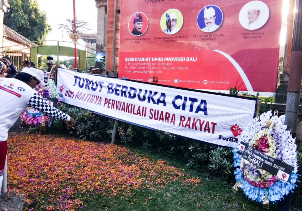 Bangke Maong dari ForBALI untuk DPRD Bali