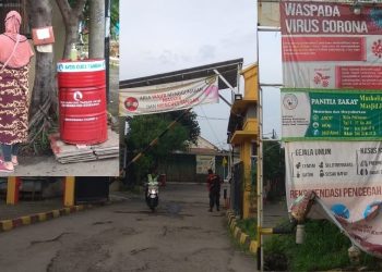 Pemandangan terkini gerbang utama perumahan