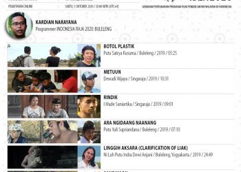 Seminar dan Pemutaran Daring untuk Indonesia Raja 2020