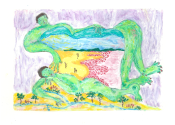 Ilustrasi Harapan Jovita Chiara untuk Masa Depan Bali