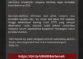 Pernyataan Sikap Forum Alumni Unud terhadap Kasus Meninggalnya TAS