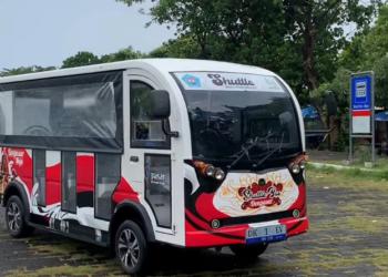 Melali Shuttle Listrik di Intaran Sanur, Transportasi Publik Rintisan Dikelola Desa