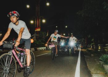 Semangat Gowes di Bali Tak Diimbangi Jalur Sepeda