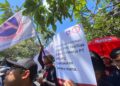 Aksi FSPM Bali Menuntut Hak Pekerja